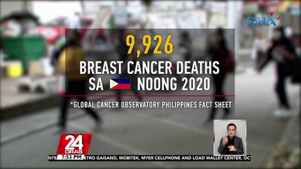 Regular na check-up at breast self-exam, inirerekomenda para maagapan ang breast cancer | 24 Oras