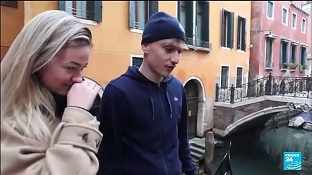 Italy drought: Famed Venice canals run dry, gondola beached by low tides