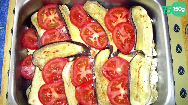 Tian d'aubergines au fromage de brebis facile