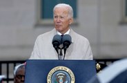 Joe Biden sagt, dass die russischen Truppen nach einem Jahr des Kriegs desorganisiert seien