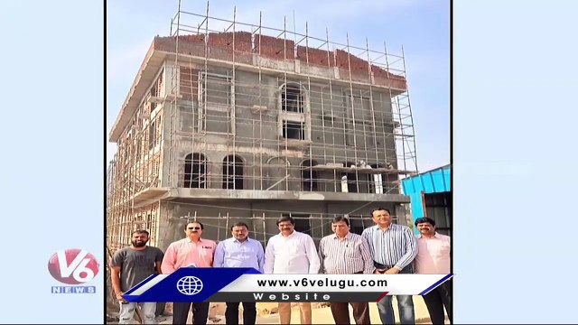 Minister Vemula Prashanth Reddy Inspects Delhi BRS Party Office Construction Works | V6 News (1)