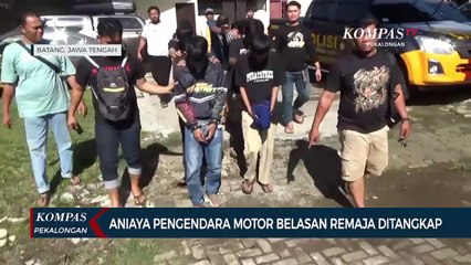 Aniaya Pengendara Motor, Belasan Remaja Ditangkap