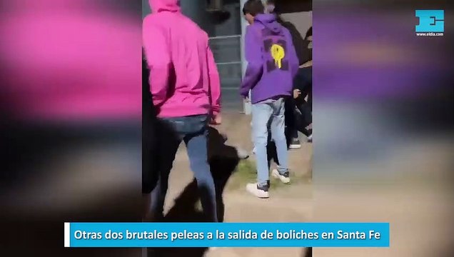 Otras dos brutales peleas a la salida de boliches en Santa Fe