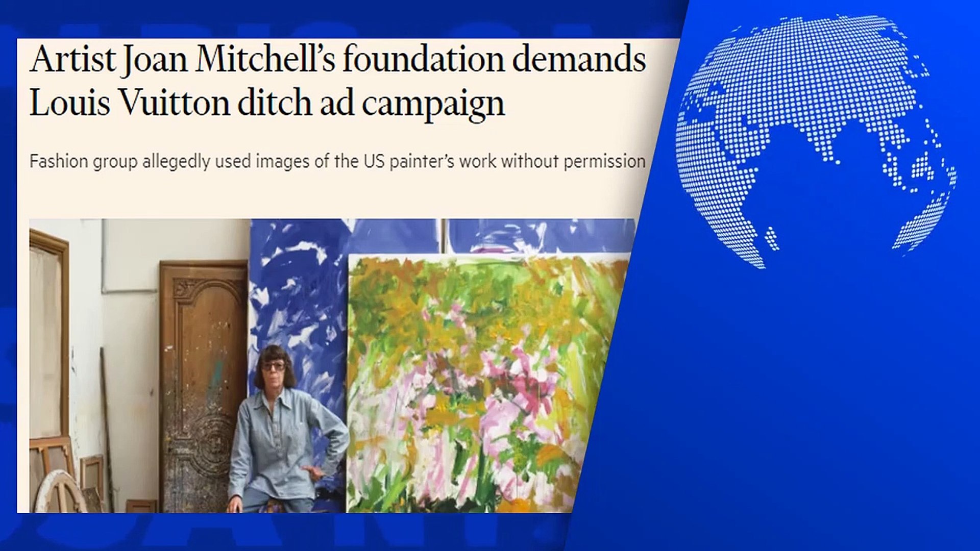 Artist Joan Mitchell's foundation demands Louis Vuitton ditch ad