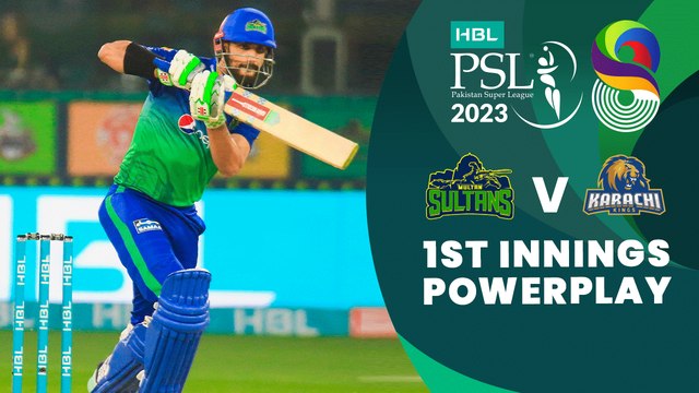 1st Innings Powerplay | Multan Sultans vs Karachi Kings | Match 11 | HBL PSL 8 | MI2T
