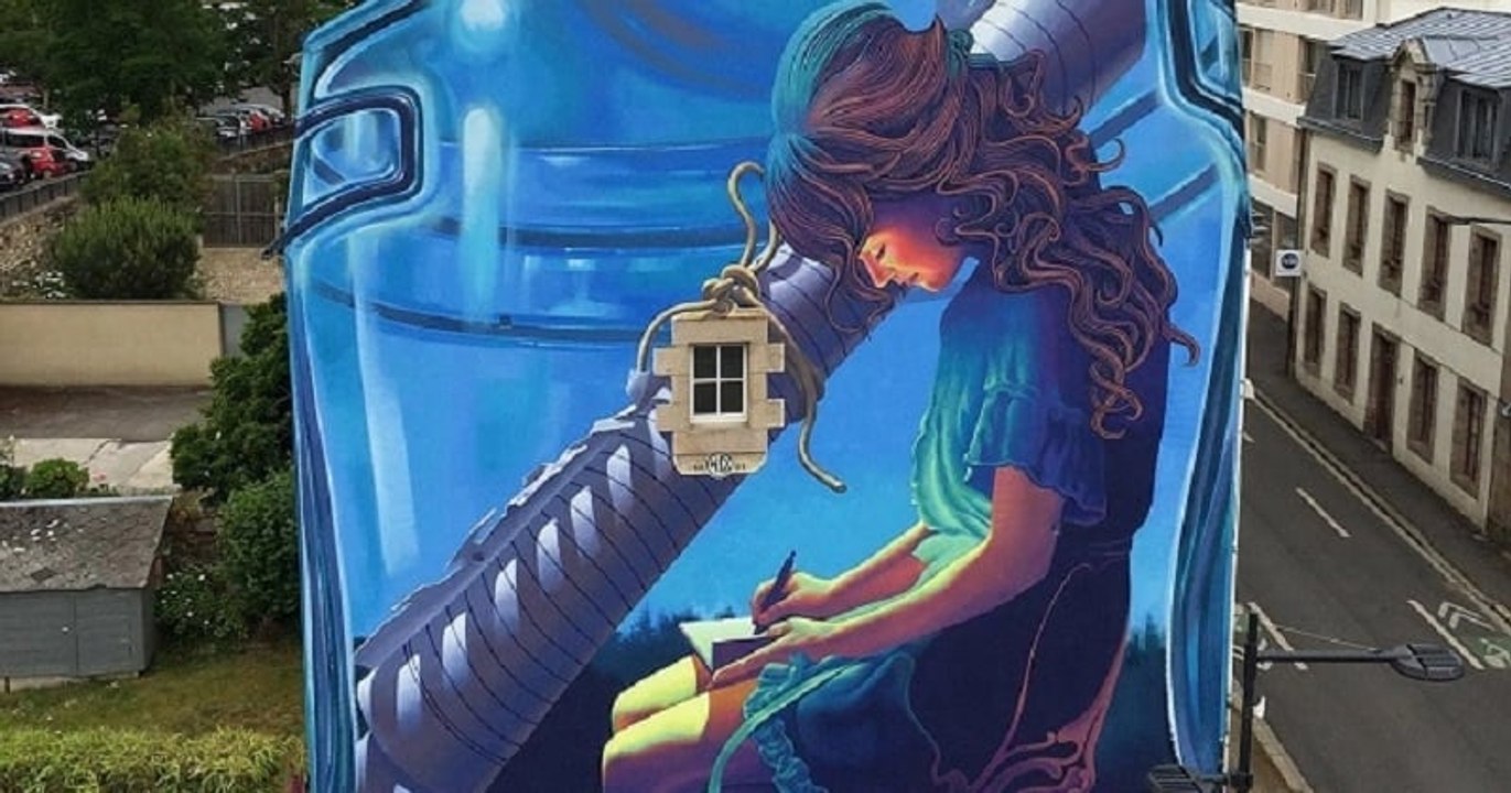 Cette incroyable fresque murale a été désignée « plus belle oeuvre street art de France 2022 » dans le Finistère