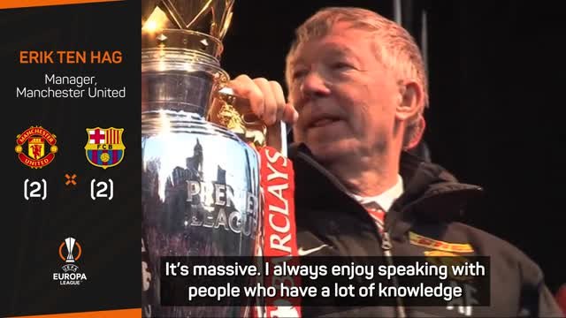 'Ferguson wants to help' - Ten Hag on 'massive' support