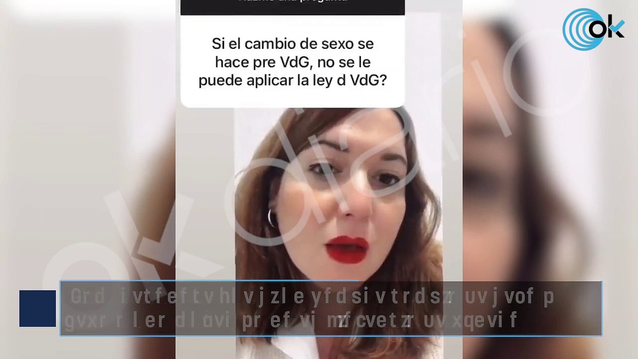 'Pam' reconoce que si un hombre cambia de sexo y pega a una mujer ya no es violencia de género