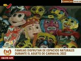 Familias caraqueñas disfrutan del asueto de Carnaval 2023 en los espacios del Parque Los Caobos