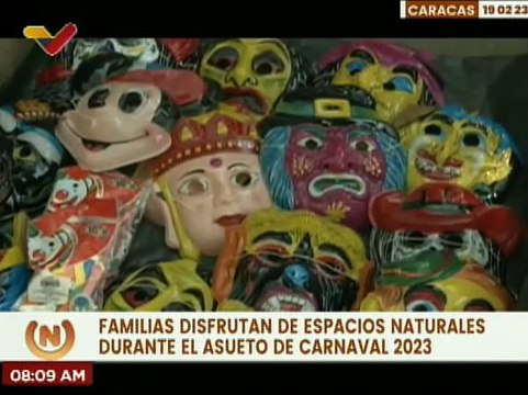 Familias caraqueñas disfrutan del asueto de Carnaval 2023 en los espacios del Parque Los Caobos