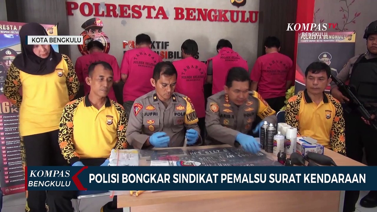 Polisi Bongkar Sindikat Pemalsu Surat Kendaraan