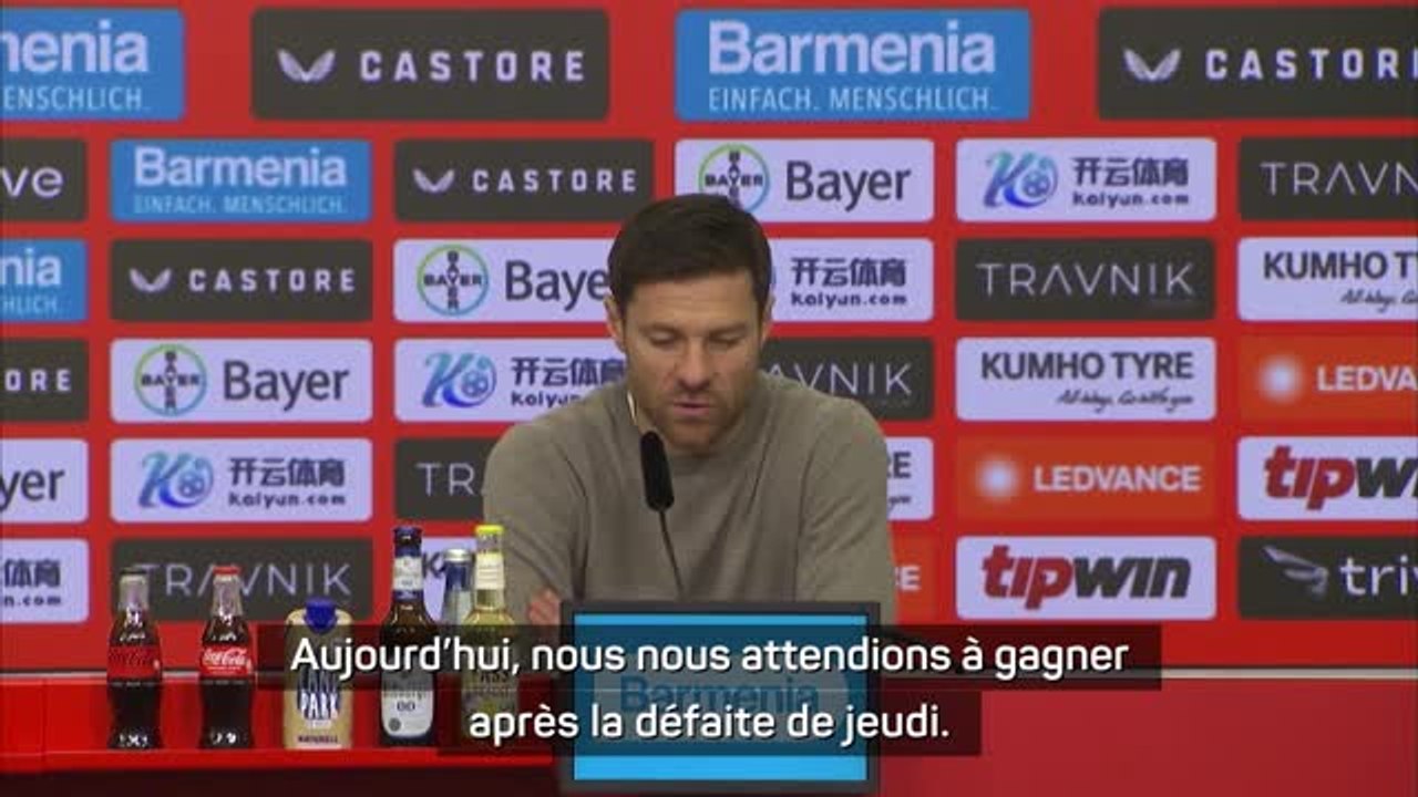 21e j. - Xabi Alonso après la défaite de Leverkusen : "Nous devons nous améliorer"
