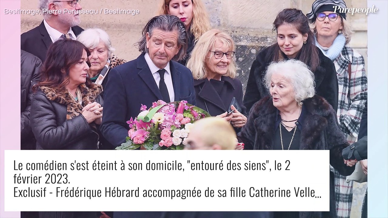 Obsèques de Louis Velle : l'émotion forte de sa veuve Frédérique, soutenue par leurs trois enfants