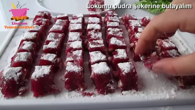 Doğal LOKUM Tarifi Evde Orijinal Türk lokumu nasıl yapılır ❗ Tüm PÜF Noktalarıyla❗Narlı lokum