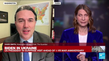 Biden in Kyiv to show solidarity as Ukraine war nears 1 year