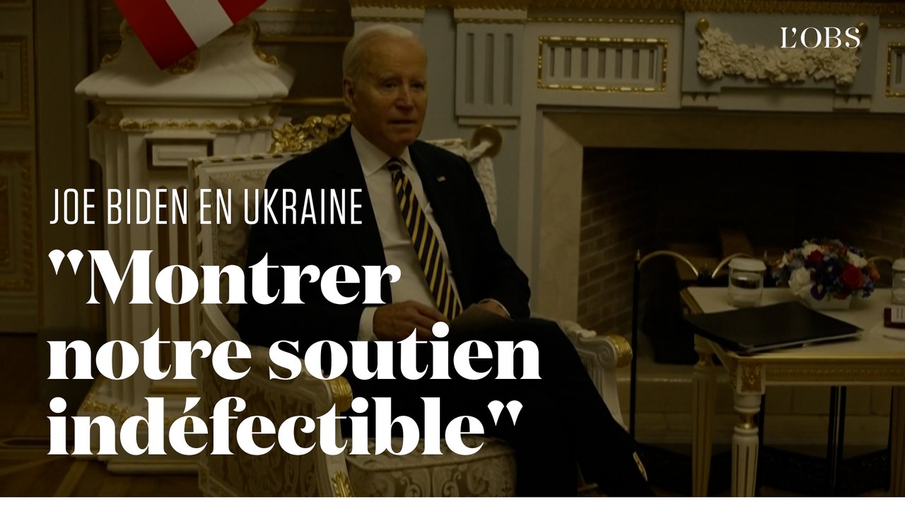 Joe Biden assure son "soutien indéfectible" à l'Ukraine, face à la Russie