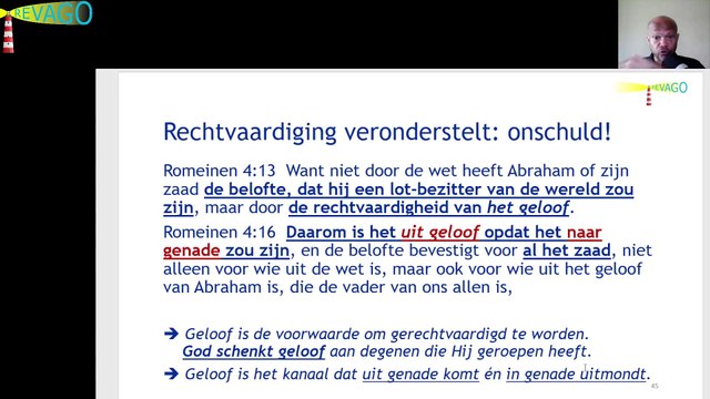 R 256 Vrijheid in Christus! 05 Juist door geloof wordt de wet in ons vervuld!