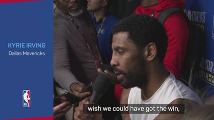 Happy memories for Kyrie as he's reunited with LeBron James