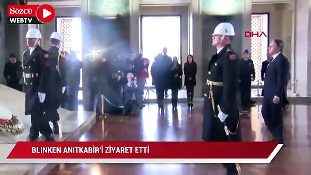 ABD Dışişleri Bakanı Blinken Anıtkabir'i ziyaret etti