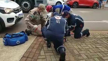 Motorista precisa de atendimento após acidente no Cascavel Velho