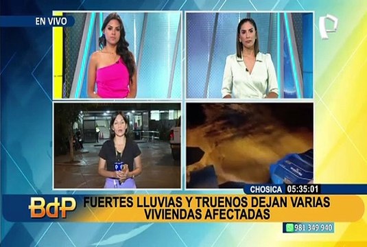 Fuerte lluvia y truenos en Chaclacayo: vecinos temen activación de quebradas