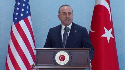BAKAN ÇAVUŞOĞLU ABD'Lİ MEVKİDAŞI ANTONY BLİNKEN İLE ORTAK BASIN TOPLANTISI DÜZENLEDİ