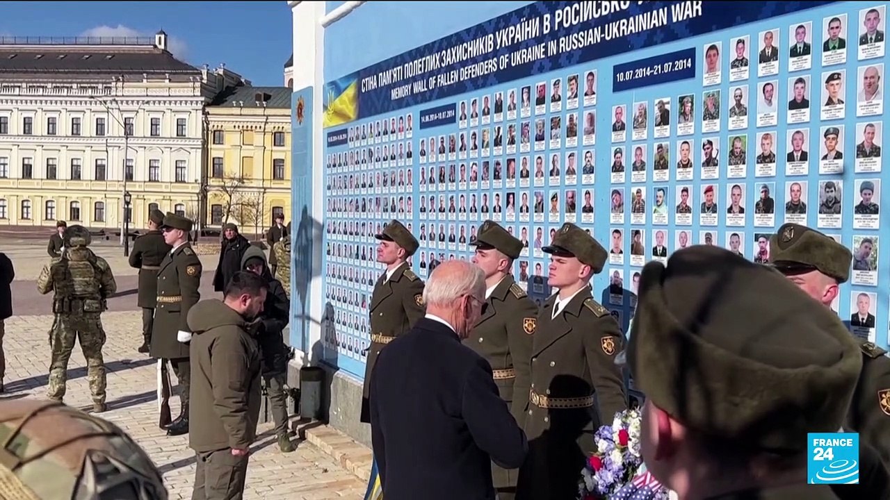 La visite de Biden à Kiev est un "signe extrêmement important de soutien"
