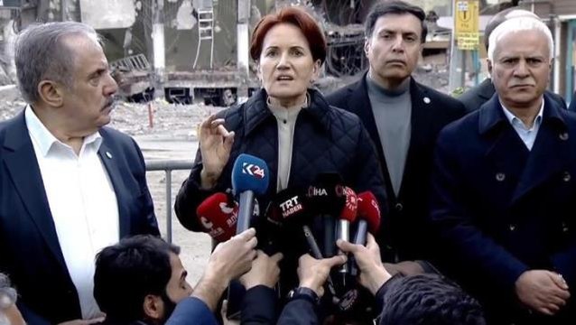Akşener deprem bölgesinden Cumhurbaşkanı Erdoğan'a seslendi: KYK yurtlarıyla ilgili karardan vazgeçin