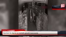 Diyarbakır'da deprem anı marketin güvenlik kamerasına yansıdı