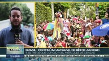 Brasil: Carnaval de Río de Janeiro canta a los excluidos