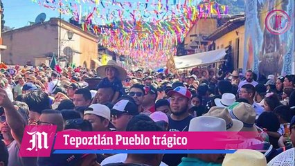 Riñas, heridos, asaltos y cristalazos en el carnaval de Tepoztlán