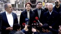 Akşener deprem bölgesinden seslendi, 'Derhal vazgeçin” dedi: 'Seçim yapılacak'