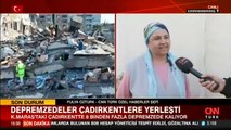 Fulya Öztürk'ün mikrofonuna konuştu... Minik depremzedenin isteği gülümsetti