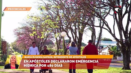 En Apóstoles declararon emergencia hídrica por 180 días