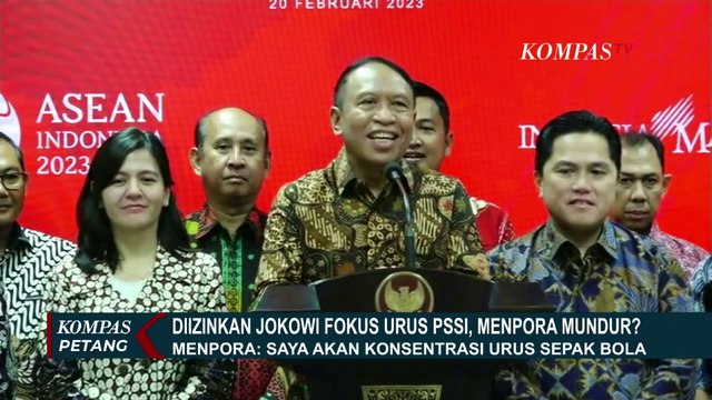 Diizinkan Jokowi Fokus Urus PSSI, Menpora Zainudin Amali Mundur?