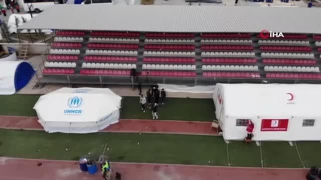 Adıyaman'da çocuklar çadır sınıflarda ders başı yaptı