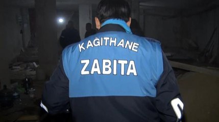 İstanbul'da akılalmaz olay: Zemine 1.5 metrelik kaçak kat indi