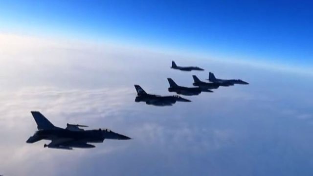 Esercitazioni congiunte nippo-statunitensi nel mar del Giappone