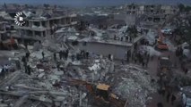 Antes y después en Turquía y Siria después del terremoto