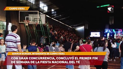 Con gran concurrencia, concluyó el primer fin de semana de la Fiesta Nacional del Té