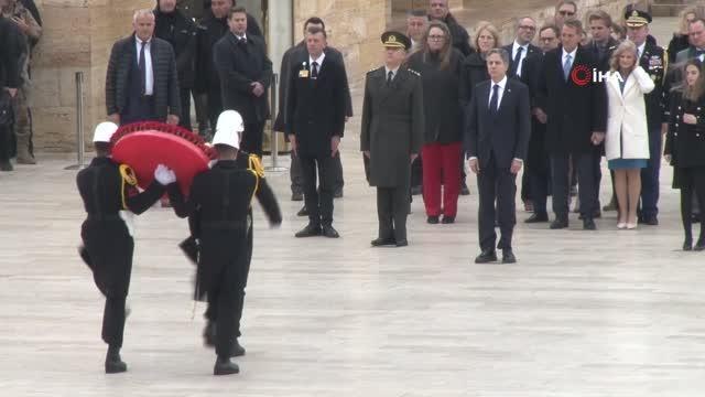 Amerika Birleşik Devletleri Dışişleri Bakanı Antony Blinken, Anıtkabir'i ziyaret etti