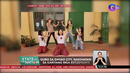 Guro sa Davao City, nakihataw sa kanyang mga estudyante | SONA