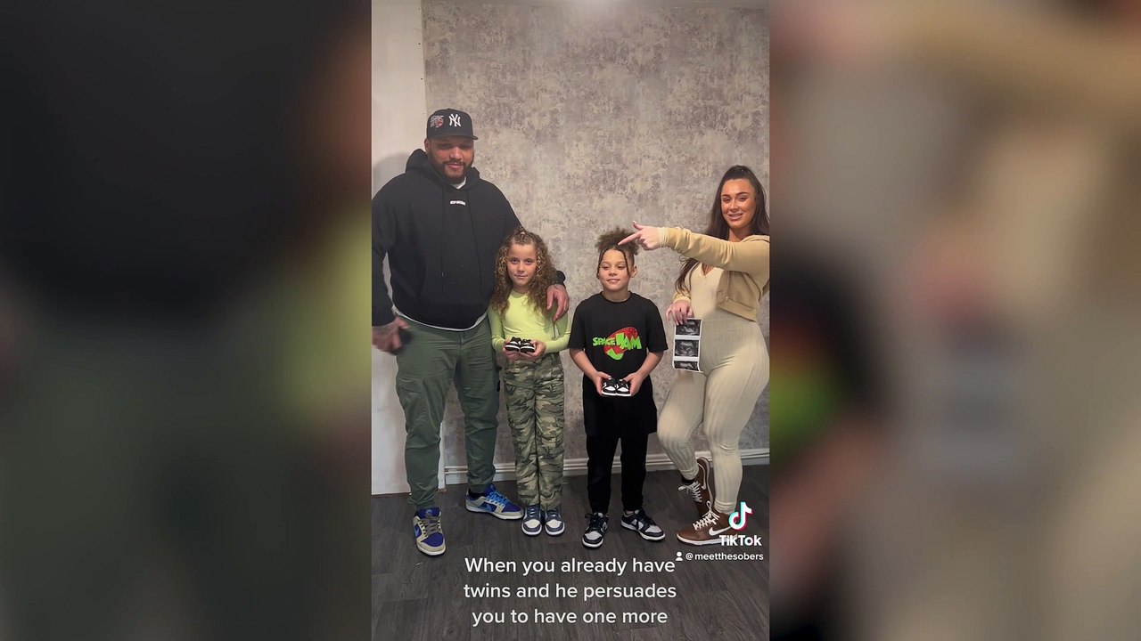 Manchester parents to twins in shock to find they are having triplets next