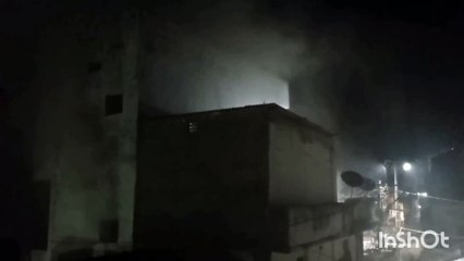 कबाड की दुकान में लगी आग, सामन खाक