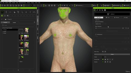3 - Loading a Male CC3 Base and Editing The Face