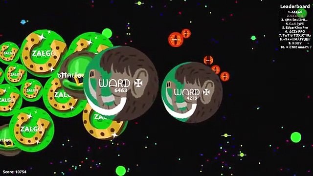 AGAR.IO TEAM GAMEPLAY (AGARIO FAKE TRICKSPLIT, REAL TRICKSPLIT) (Funny)