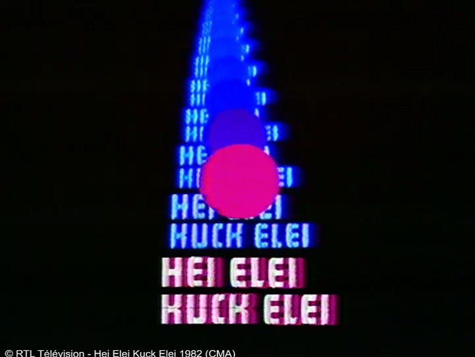 RTL Hei Elei Kuck Elei - jingle publicité (1982)