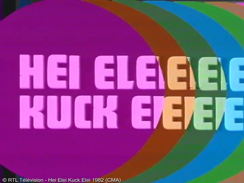 RTL Hei Elei Kuck Elei - jingle publicité (1982)