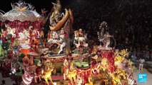 Brésil : le carnaval de Rio brille de mille feux au sambodrome