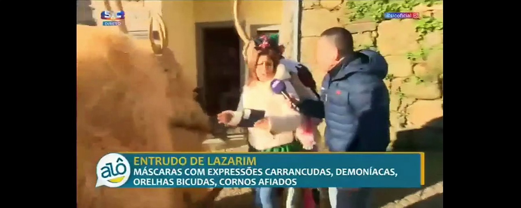 Vídeo - Alô Portugal em direto do Entrudo de Lazarim